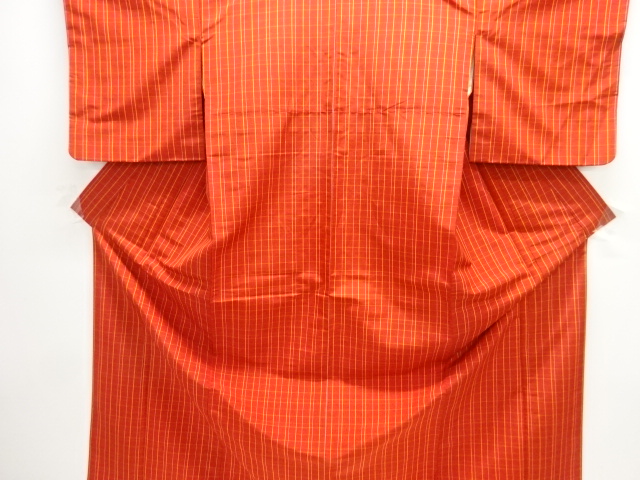 JAPANESE KIMONO / YONEZAWA TSUMUGI / WOVEN GRID